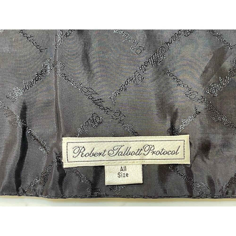 Robert Talbott Protocol Dark Gray Cummerbund Os - image 2